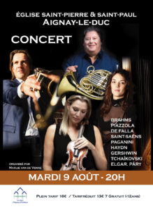 Concert "Musique classique" @ Eglise d'Aignay-le-Duc 21510