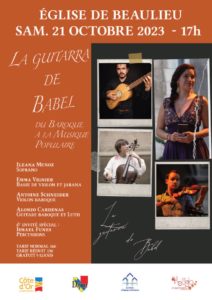 Concert « La Guitarra de Babel » @ église de Beaulieu