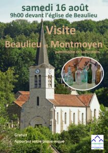 Sortie-découverte à Beaulieu et Montmoyen, patrimoine et collections @ Eglise de Beaulieu (21510)